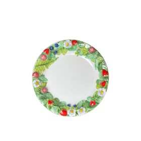 Erdei gyümölcs mintás lapos tányér 28 cm