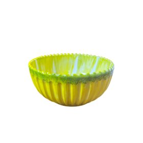 Citrom formájú mély tál 17 cm