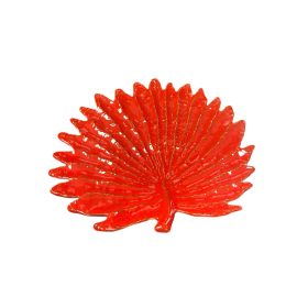 Bordó levél formájú tál 42*40 cm