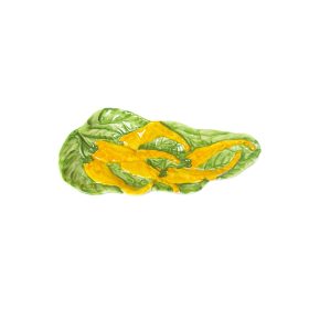 Fakanál tartó tálka "sárga paprika" mintás